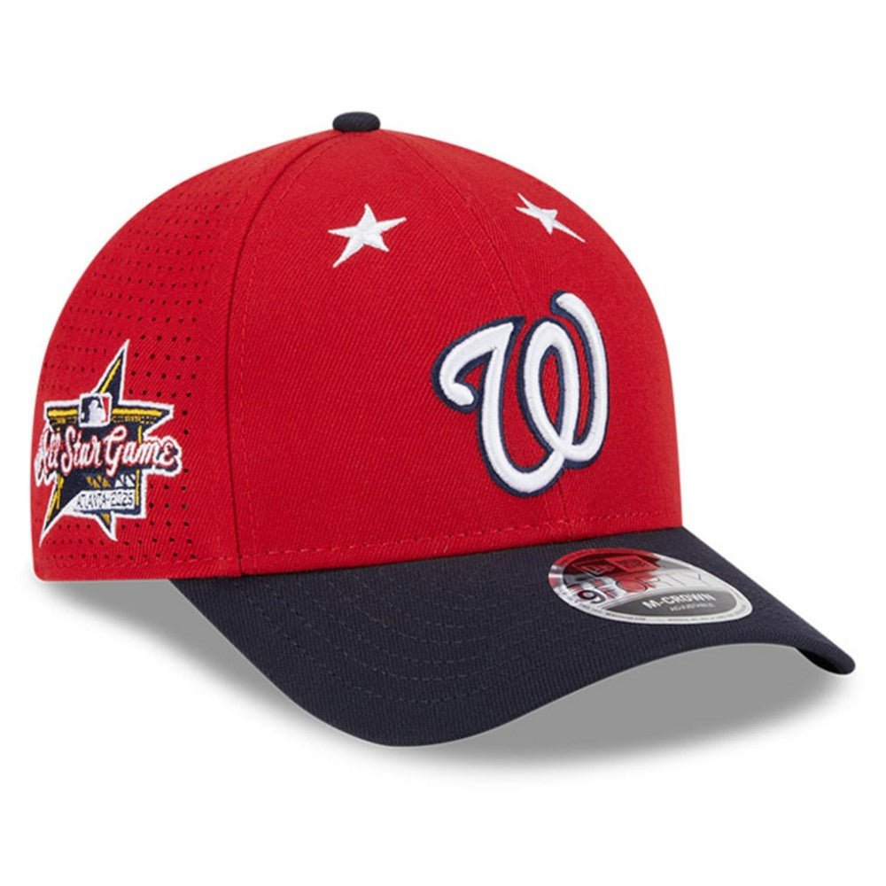 Washington Nationals 2025 MLB All-Star Game 9FORTY M-Crown Adjustable Hat Red/Navy