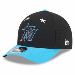 Miami Marlins 2025 MLB All-Star Game 9FORTY M-Crown Adjustable Hat Black/Blue