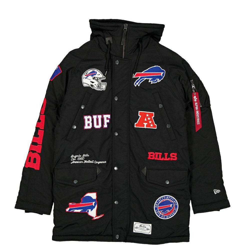 Buffalo Bills New Era x Alpha Industries N-3B Altitude Full-Zip Parka - Black on sale