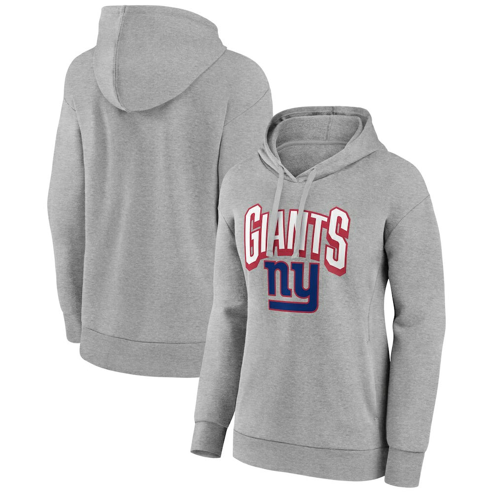 New York Giants Women's Coverage Pullover Hoodie - Gray discount