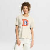 Denver Broncos Women's Dove Legacy T-Shirt - Cream for sale