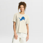 Detroit Lions Women's Dove Legacy T-Shirt - Cream cheap