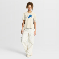 Detroit Lions Women's Dove Legacy T-Shirt - Cream cheap