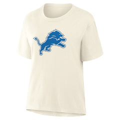 Detroit Lions Women's Dove Legacy T-Shirt - Cream cheap