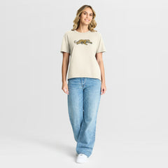 Jacksonville Jaguars Women's Dove Legacy T-Shirt - Cream on sale