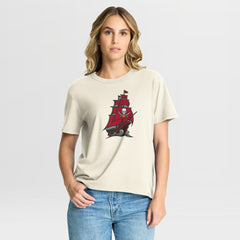 Tampa Bay Buccaneers Women's Dove Legacy T-Shirt - Cream on sale