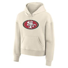 San Francisco 49ers Women's Dove Legacy Pullover Hoodie - Cream online
