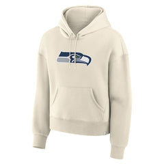 Seattle Seahawks Women's Dove Legacy Pullover Hoodie - Cream outlet