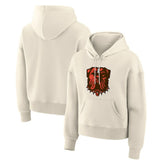 Cleveland Browns Women's Dove Legacy Pullover Hoodie - Cream cheap