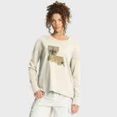 New Orleans Saints Women's Dove Legacy Long Sleeve T-Shirt - Cream cheap