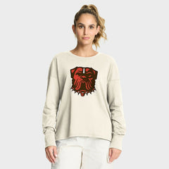 Cleveland Browns Women's Dove Legacy Long Sleeve T-Shirt - Cream on sale