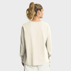 Cleveland Browns Women's Dove Legacy Long Sleeve T-Shirt - Cream on sale