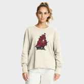 Tampa Bay Buccaneers Women's Dove Legacy Long Sleeve T-Shirt - Cream for sale