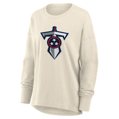 Tennessee Titans Women's Dove Legacy Long Sleeve T-Shirt - Cream sale