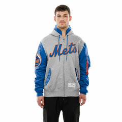 New York Mets x Alpha Industries MA-1 Full-Zip Hoodie Jacket Royal/Grey