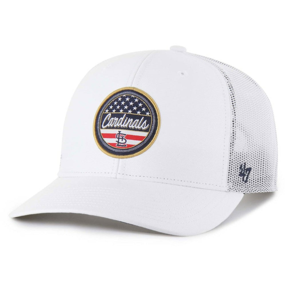 St. Louis Cardinals Homage Adjustable Trucker Hat White