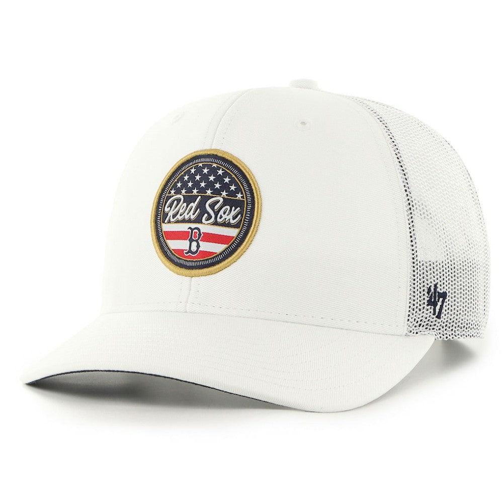 Boston Red Sox Homage Adjustable Trucker Hat White