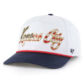 Kansas City Royals Patriotic Overhand Hitch Adjustable Hat White