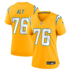 Joe Alt Los Angeles Chargers Women's Alternate Charger Power Game Jersey - Gold cheap