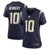 Justin Herbert Los Angeles Chargers Women's Alternate Super Chargers Game Jersey - Navy online