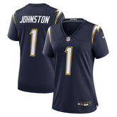 Quentin Johnston Los Angeles Chargers Women's Alternate Super Chargers Game Jersey - Navy outlet