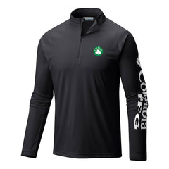 Boston Celtics Terminal Tackle Raglan Omni-Shade Quarter-Zip Jacket - Black outlet