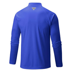 Detroit Pistons Terminal Tackle Raglan Omni-Shade Quarter-Zip Jacket sale - Blue sale