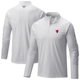 Chicago Bulls Terminal Tackle Raglan Omni-Shade Quarter-Zip Jacket - White online