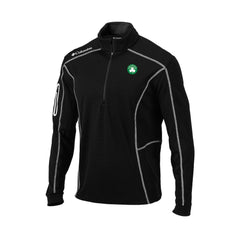 Boston Celtics Omni-Wick Shotgun Quarter-Zip Pullover - Black for sale