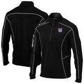 Sacramento Kings Omni-Wick Shotgun Quarter-Zip Pullover - Black outlet