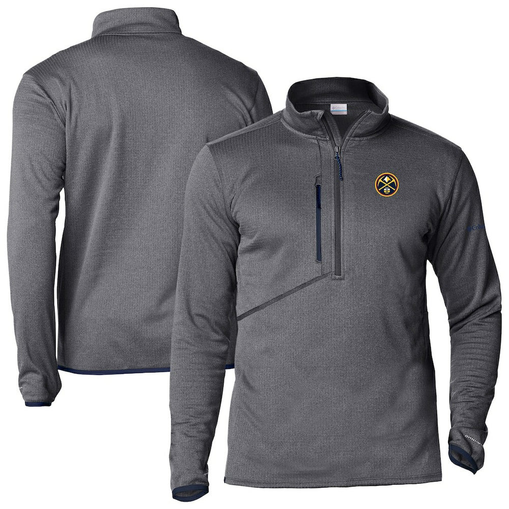 Denver Nuggets Park View Half-Zip Top sale - Gray for sale
