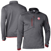 Atlanta Hawks Park View Half-Zip Top - Gray shop