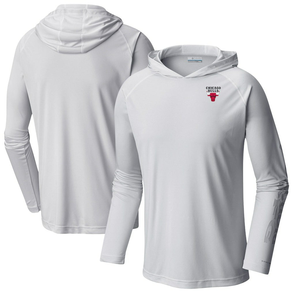 Chicago Bulls Terminal Tackle Long Sleeve Hoodie T-Shirt sale - White discount