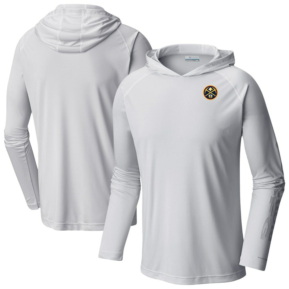 Denver Nuggets Terminal Tackle Long Sleeve Hoodie T-Shirt sale - White on sale