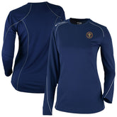 Denver Nuggets Women's Omni-Wick Shotgun Pullover Top sale - Navy for sale