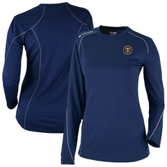 Denver Nuggets Women's Omni-Wick Shotgun Pullover Top sale - Navy for sale