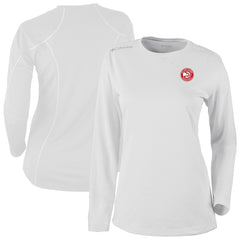 Atlanta Hawks Women's Omni-Wick Shotgun Pullover Top - White on sale
