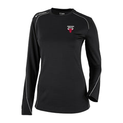 Chicago Bulls Women's Omni-Wick Shotgun Pullover Top - Black on sale