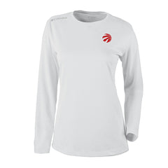 Toronto Raptors Women's Omni-Wick Shotgun Pullover Top - White cheap