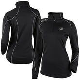 Brooklyn Nets Women's Omni-Wick Shotgun 2.0 Quarter-Zip Pullover Top - Black sale