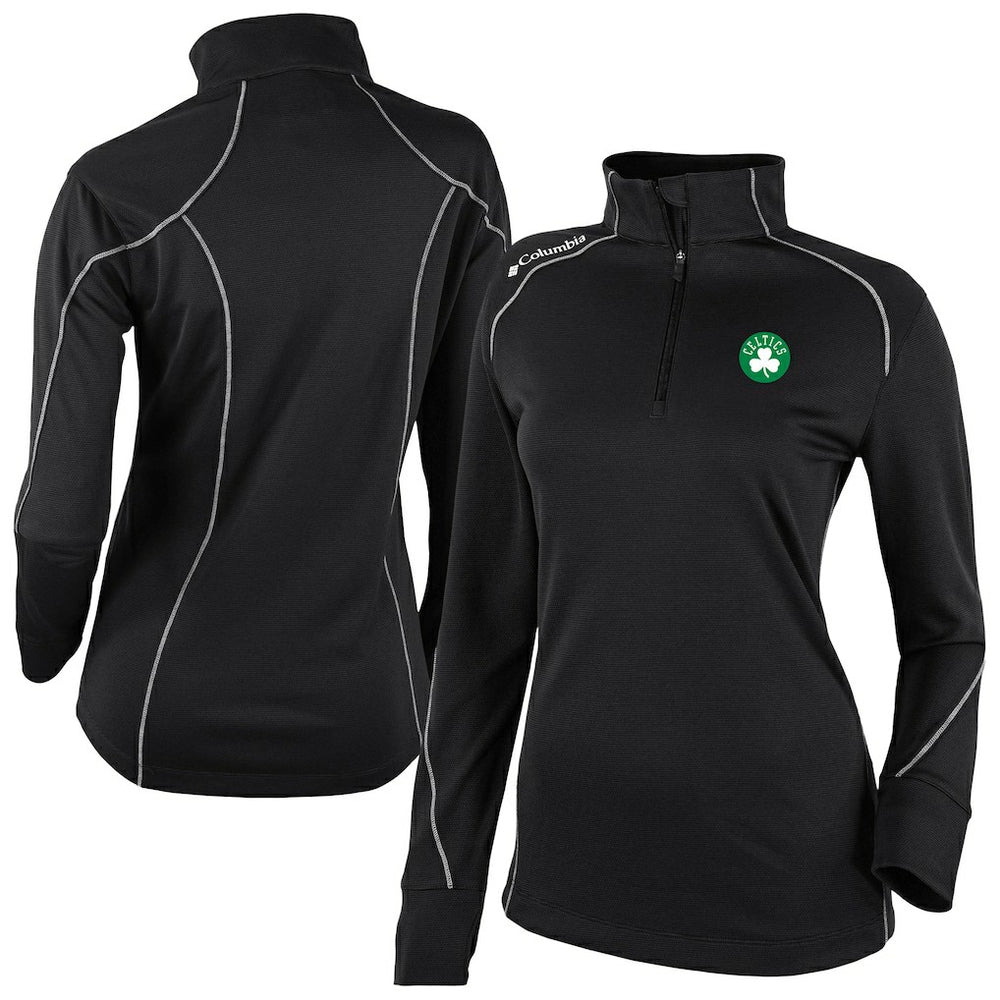 Boston Celtics Women's Omni-Wick Shotgun 2.0 Quarter-Zip Pullover Top - Black cheap