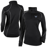 Charlotte Hornets Women's Omni-Wick Shotgun 2.0 Quarter-Zip Pullover Top - Black discount