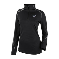 Charlotte Hornets Women's Omni-Wick Shotgun 2.0 Quarter-Zip Pullover Top - Black discount