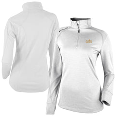 Cleveland Cavaliers Women's Omni-Wick Shotgun 2.0 Quarter-Zip Pullover Top sale - White on sale