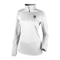 Golden State Warriors Women's Omni-Wick Shotgun 2.0 Quarter-Zip Pullover Top sale - White online