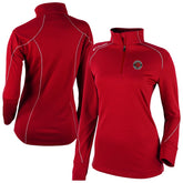 Toronto Raptors Women's Omni-Wick Shotgun 2.0 Quarter-Zip Pullover Top - Red cheap