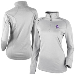 Sacramento Kings Women's Omni-Wick Shotgun 2.0 Quarter-Zip Pullover Top - Heather Gray online