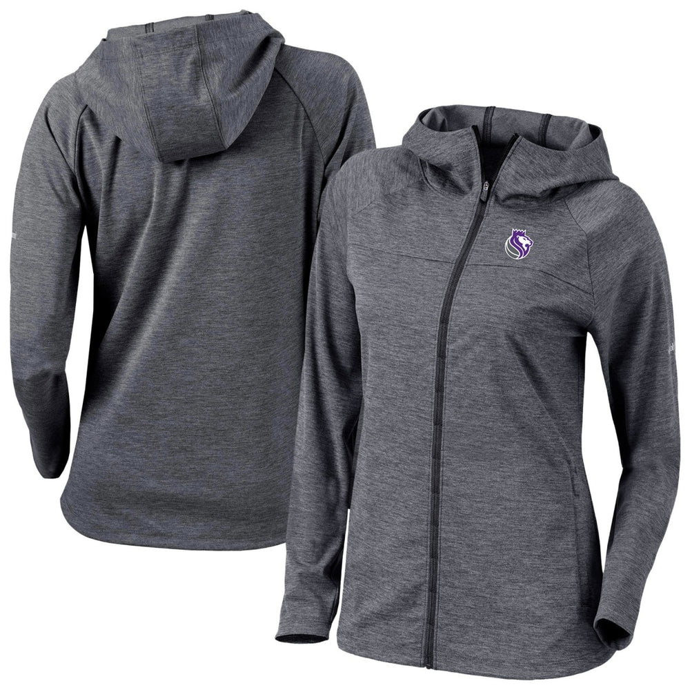 Sacramento Kings Women's Omni-Wick Half Shot Full-Zip Hooded Jacket - Black outlet
