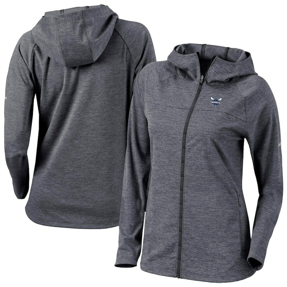 Charlotte Hornets Women's Omni-Wick Half Shot Full-Zip Hooded Jacket - Black cheap