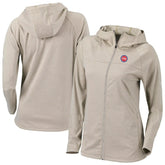 Detroit Pistons Women's Omni-Wick Half Shot Full-Zip Hooded Jacket sale - Tan shop